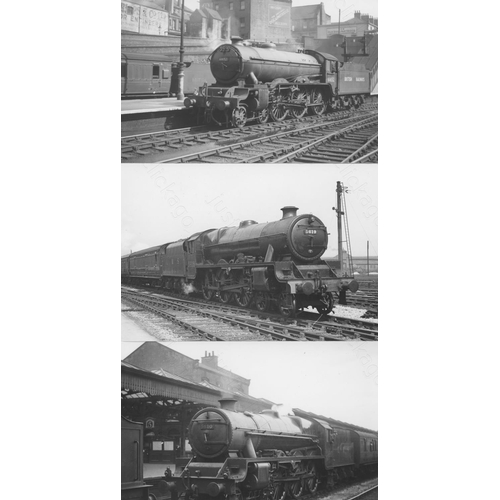 500 - Railway. B.R. Steam. A collection of approx. 300, mainly postcard size, black and white prints. Ther... 