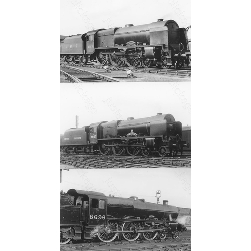 500 - Railway. B.R. Steam. A collection of approx. 300, mainly postcard size, black and white prints. Ther... 