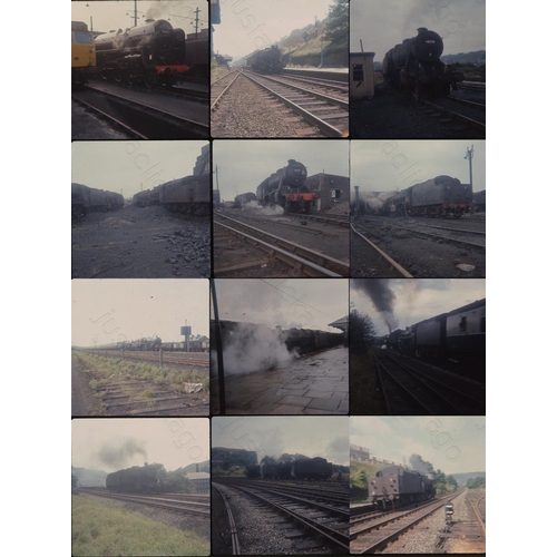 66 - Railway. BR Steam. A small selection of approx. 35 x Kodak Ektachrome 127 (2