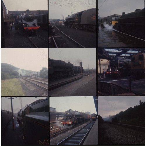 66 - Railway. BR Steam. A small selection of approx. 35 x Kodak Ektachrome 127 (2