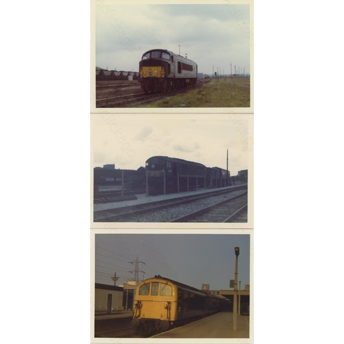 72 - Railway. Modern Traction. Approx. 400+ colour prints (most are 5