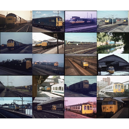 76 - Railway. Modern Traction. A small assortment of approx. 78 x 35mm colour slides on Perutzchrome  fil... 