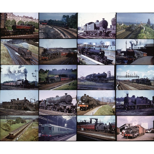 77 - Railway. B.R. Steam. A good quality assortment of approx. 190 x 35mm colour duplicate slides, mostly... 