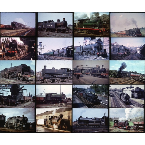 80 - Railway. B.R. Steam. A good quality assortment of approx. 200 x 35mm colour duplicate slides, mostly... 