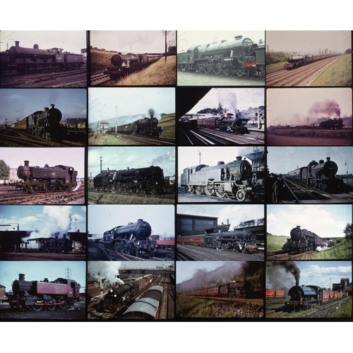 80 - Railway. B.R. Steam. A good quality assortment of approx. 200 x 35mm colour duplicate slides, mostly... 