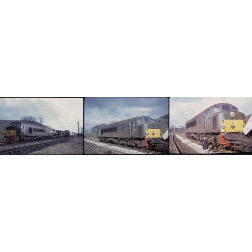 89 - Railway. Modern Traction. Just 3 x original Kodak 35mm colour slides featuring class leader D1 