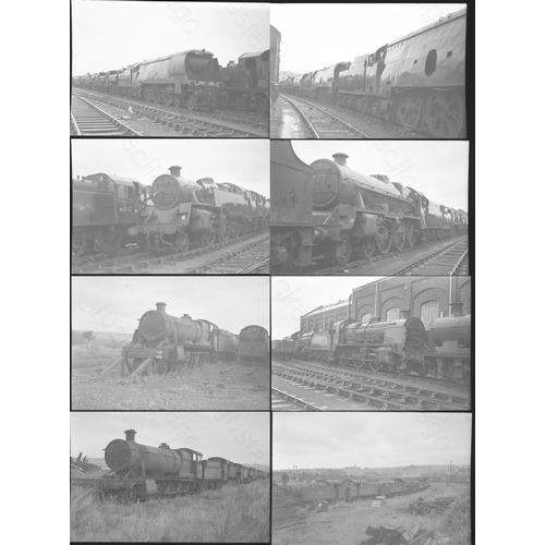 90 - Railway. B.R. Steam. A small selection of  21 medium format black and white individual negatives. Ta... 