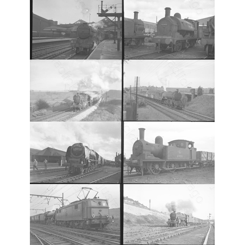 95 - Railway. B.R. Steam. A small selection of approx. 50, medium format, individual black and white nega... 