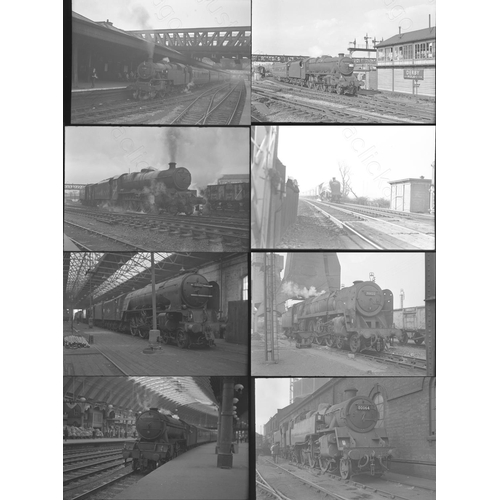 96 - Railway. B.R. Steam. A small selection of approx. 48, medium format, individual black and white nega... 