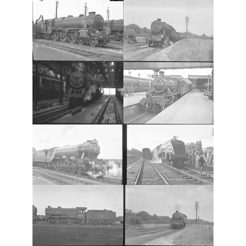 96 - Railway. B.R. Steam. A small selection of approx. 48, medium format, individual black and white nega... 