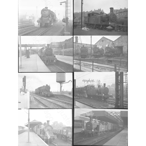 97 - Railway. B.R. Steam. A small selection of approx. 50, medium format, individual black and white nega... 