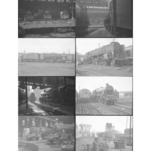 98 - Railway. Modern Traction, BR Steam and some station photos. A small selection of approx. 27, medium ... 