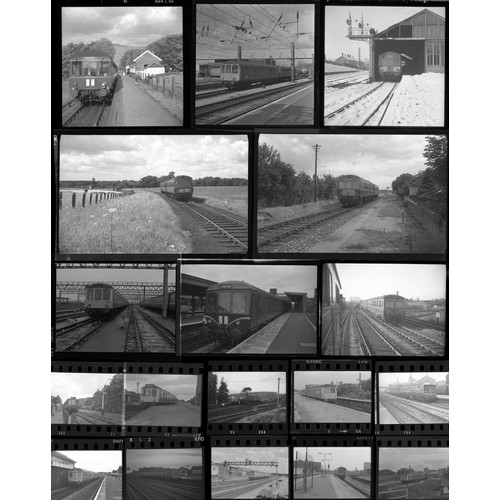 147 - Railway. Modern Traction, D.M.U's. Approx. 100, mostly medium format with some 35mm, black and white... 