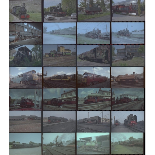 19 - Railway. Overseas traction and UK heritage plus some industrial steam. An assortment of approx. 7000...