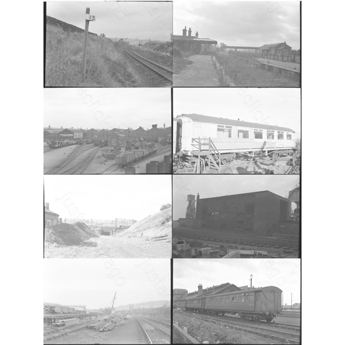 20 - Railway. Infrastructure. Approx. 50, medium format, black and white negatives with some contact prin... 