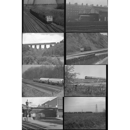 4 - Railway. Original black & white, individual, medium format negatives by John Vaughan.
Approx. 100. R...