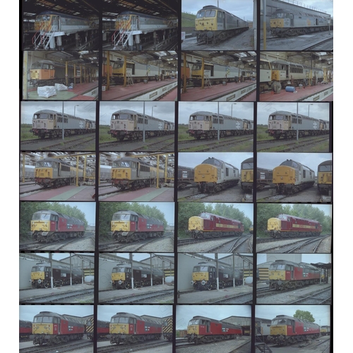 53 - Railway. Modern Traction. A selection of approx. 400 x 35mm colour negatives, mostly in strips of 4,...