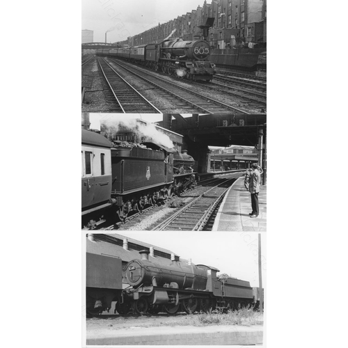 550 - Railway. G.W.R. steam. A good collection of approx. 900+,  black and white, postcard size prints, ho... 