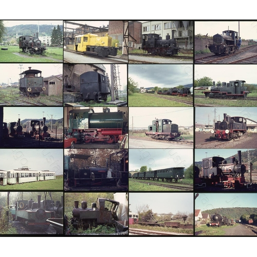 61 - Railway. Overseas Traction - GERMANY, FRANCE. Approx. 100 x 35mm colour slides, all on Agfa film sto...