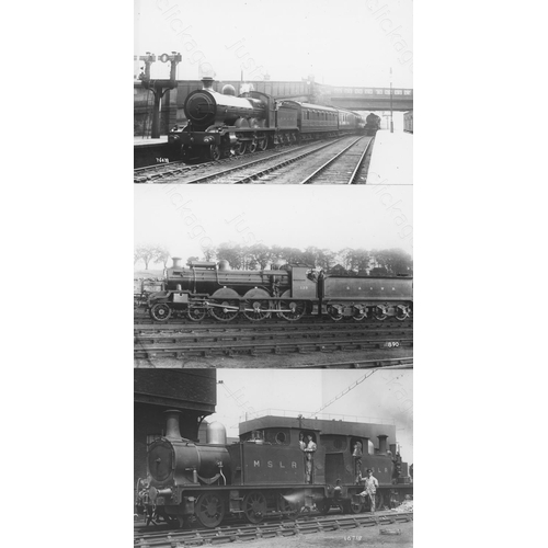 71 - Railway. A fine collection of commercial photographs, black and white prints and postcards (some col... 