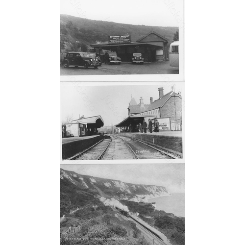 71 - Railway. A fine collection of commercial photographs, black and white prints and postcards (some col... 