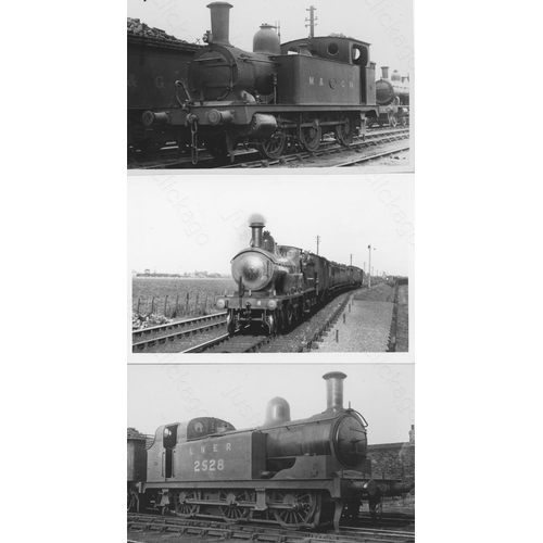 71 - Railway. A fine collection of commercial photographs, black and white prints and postcards (some col... 