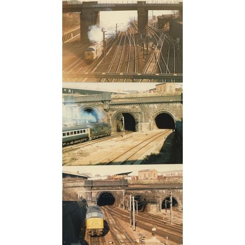 74 - Railway. Modern Traction with some Infrastructure. A small selection of approx. 40, loose colour pri...