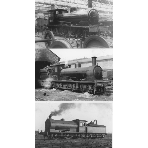 1 - Railway. L.N.E.R. Locomotives. A box of Approx. 650, black and white, postcard size prints. The prin... 