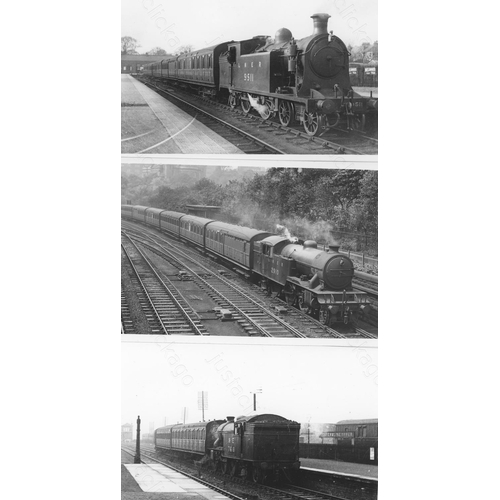 1 - Railway. L.N.E.R. Locomotives. A box of Approx. 650, black and white, postcard size prints. The prin... 