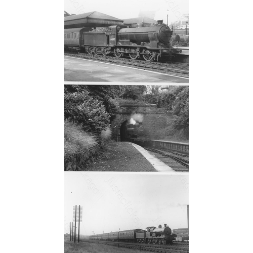 10 - Railway. B.R Steam. A box of Approx. 750, black and white, postcard size prints. The prints feature ... 