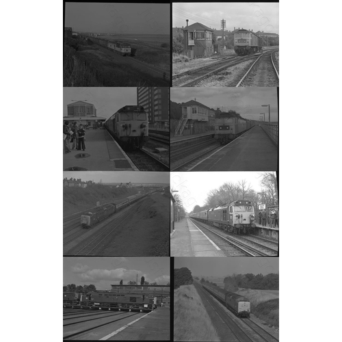 13 - Railway. Original black & white, individual, medium format negatives by John Vaughan.
Approx. 100. R... 