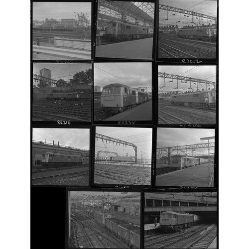 15 - Railway. Modern Traction - Electrics. A selection of approx. 100, medium format with a few 35mm, bla... 