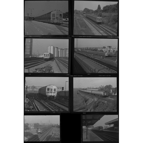 16 - Railway. Modern Traction - E.M.U's. A selection of approx. 130, medium format with several 35mm, bla... 