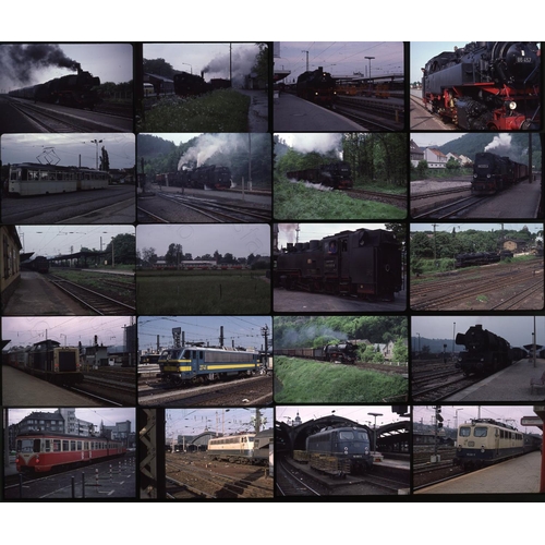 174 - Railway. Overseas traction - Germany. A collection of approx. 260 x 35mm colour slides on Kodak film... 