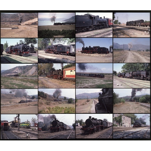 176 - Railway. Overseas traction - Turkey. A collection of approx. 205 x 35mm colour slides on Kodak film ... 