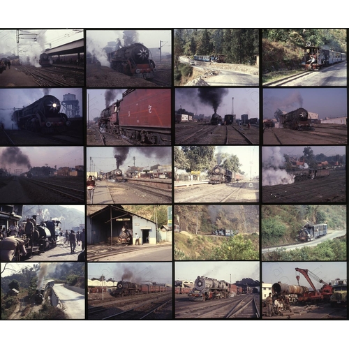 178 - Railway. Overseas traction - India. A collection of approx. 240 x 35mm colour slides on Kodak film s... 