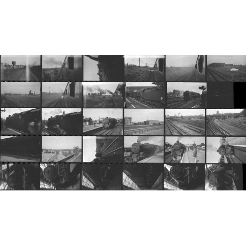 179 - Railway. BR Steam. A small selection of 41 x 35mm, black and white negatives, in strips. The negativ... 