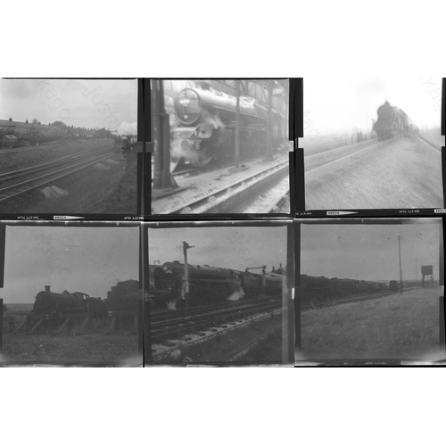 183 - Railway. BR Steam. Approx. 140, medium format, black and white, individual negatives. These negative... 