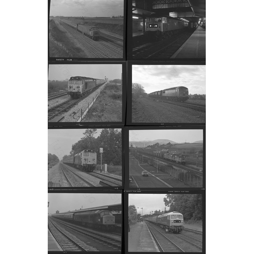 19 - Railway. Original black & white, individual, medium format negatives by John Vaughan.
Approx. 100. R... 