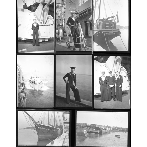 20 - Shipping. A selection of approx. 57, black and white, individual negatives, mostly medium format. Th... 