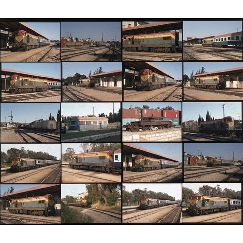 21 - Railway. Overseas Traction - ISRAEL. A small selection  of 25 x 35mm colour slides, all on Agfa film... 