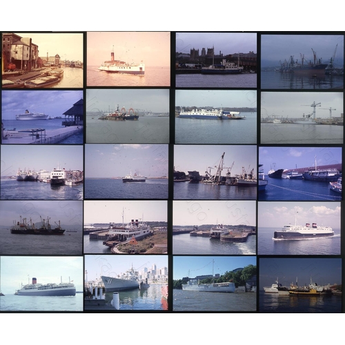 23 - Shipping. A small selection  of 30 x 35mm colour slides, all on Agfa film stock. The slides date fro... 