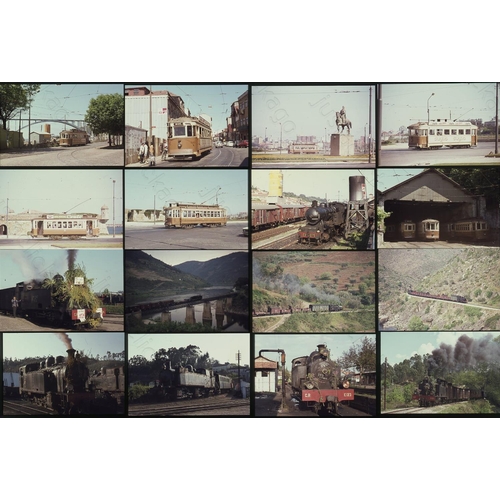 296 - Railway. Overseas Traction - PORTUGAL. Approx. 67 x 35mm, colour slides, on Agfa film stock. A selec... 