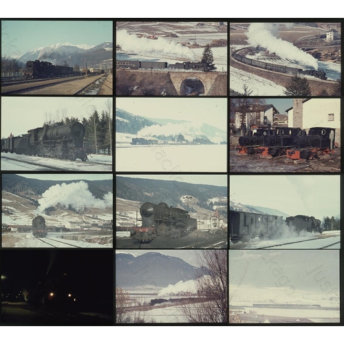 297 - Railway. Overseas Traction - ITALY. A small selection of approx. 33 x 35mm, colour slides, on Agfa f... 