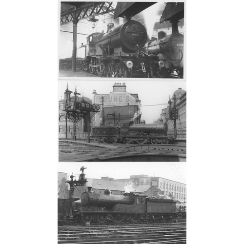 3 - Railway. B.R. Steam. A box of Approx. 600, black and white, postcard size prints. The prints feature... 