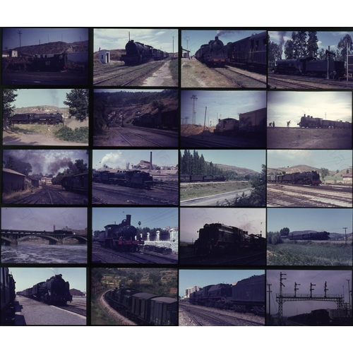 30 - Railway. Overseas Traction - SPAIN. A small selection  of 69 x 35mm colour slides, all on Agfa film ... 