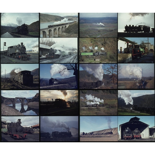 309 - Railway. Overseas Traction - SPAIN. Approx. 200 x 35mm, colour slides, on Agfa film stock. A selecti... 