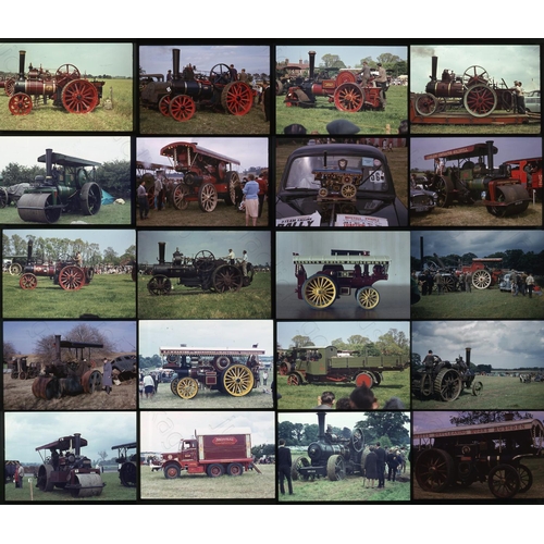 33 - Traction Engines. A good selection of approx. 160 x 35mm, colour slides, housed in 2 storage cases. ... 