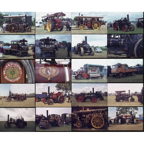 33 - Traction Engines. A good selection of approx. 160 x 35mm, colour slides, housed in 2 storage cases. ... 