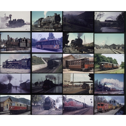 336 - Overseas Traction. A good assortment of approx. 220 x 35mm colour slides, on mixed film stock. The s... 